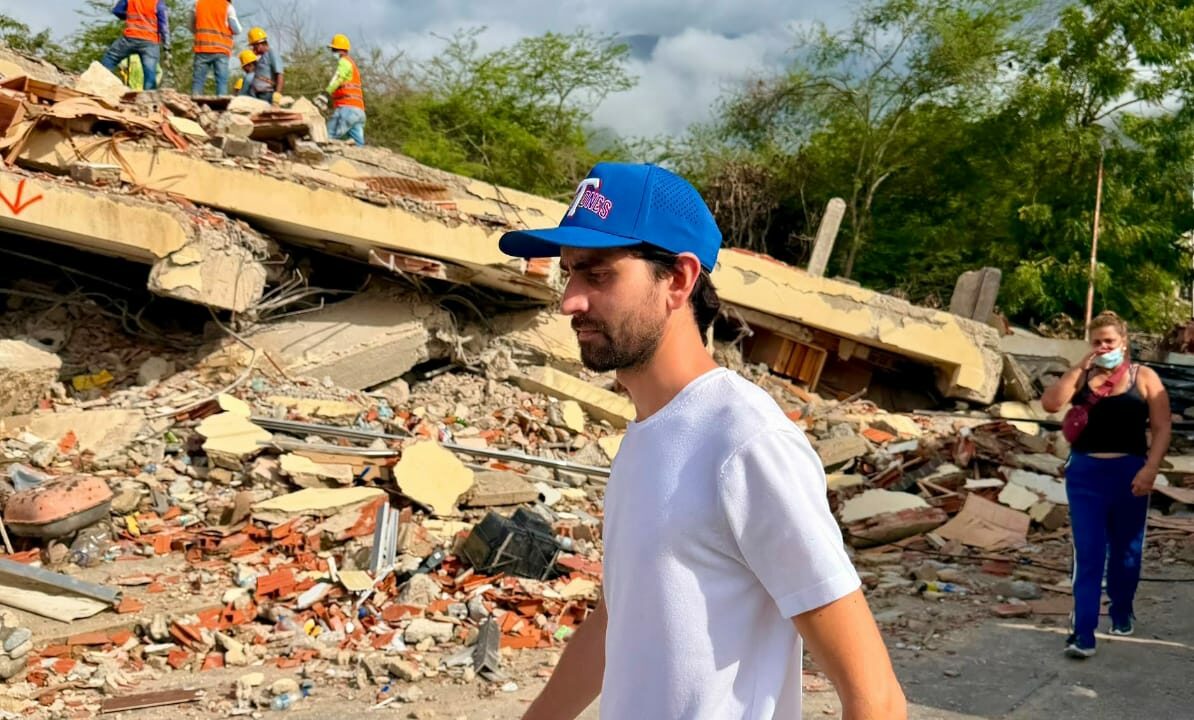 Ibane Azpiritxaga pide ayuda para los vascos afectados por los terremotos en Venezuela: «Hay familias que lo han perdido todo»