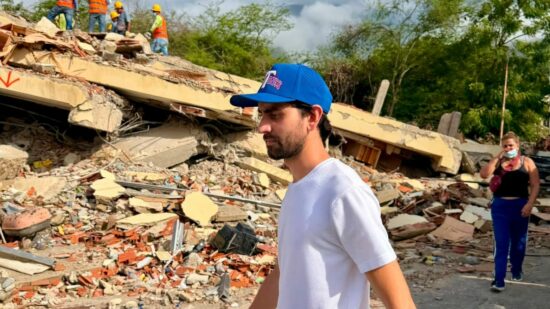 Ibane Azpiritxaga pide ayuda para los vascos afectados por los terremotos en Venezuela: «Hay familias que lo han perdido todo»