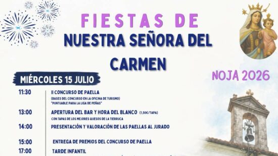 Fiestas de Noja del 15 al 16 de julio: programa completo