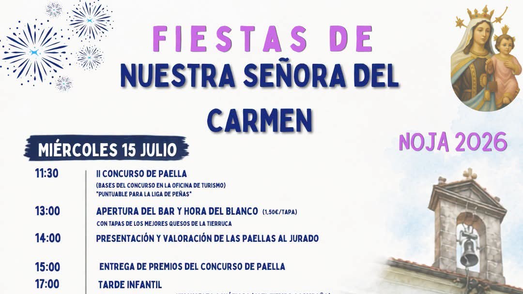 Fiestas de Noja del 15 al 16 de julio: programa completo