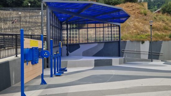 Así ha cambiado la plaza Betolaza de Uretamendi: nueva cubierta para dar más vida al barrio