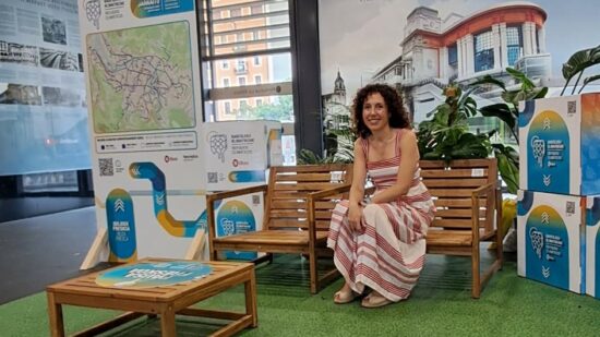 Así es el nuevo refugio climático del mercado de la Ribera que invita a descansar
