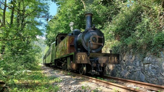 El Museo Vasco del Ferrocarril pondrá en circulación tres trenes de vapor este fin de semana