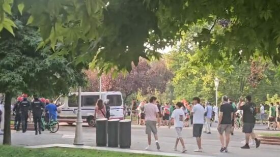 La Ertzaintza identifica a 20 personas en Bilbao tras los incidentes durante la final del Mundial