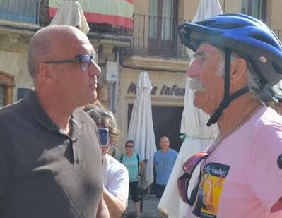 Juanjo Calvo culmina hoy en Bizkaia su reto solidario de 5.000 kilómetros contra el cáncer