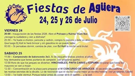 Fiestas de Agüera de Montija del 24 al 26 de julio: programa completo