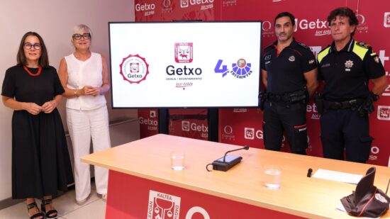 Getxo refuerza la seguridad para garantizar unas fiestas seguras, inclusivas y libres de agresiones