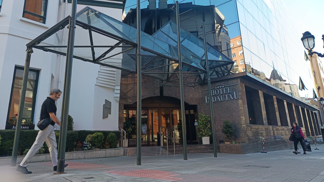 Euskadi registra un 1,7% más de viajeros en hoteles y Bilbao lidera el crecimiento