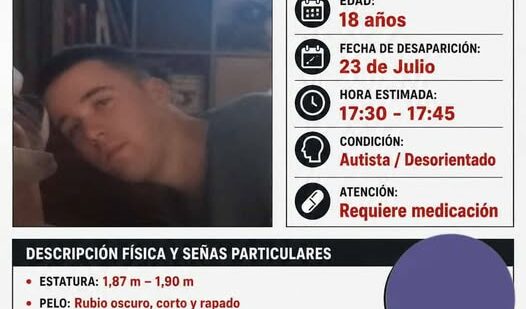 Buscan con urgencia a Thom, un joven desaparecido en Trapagaran que necesita medicación