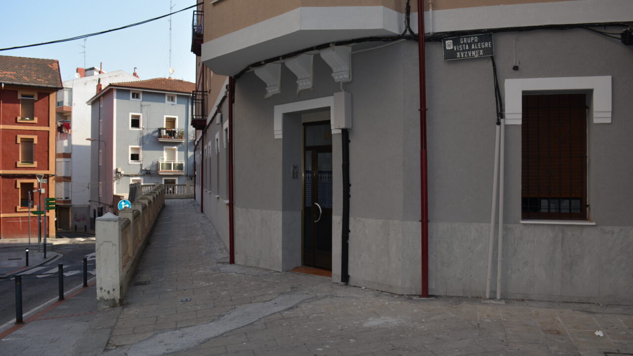 Vista Alegre, en Sestao, da un nuevo paso en su transformación con una reurbanización integral