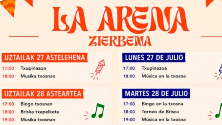 Abanto-Zierbena celebra sus fiestas del 27 de julio al 2 de agosto: programa completo
