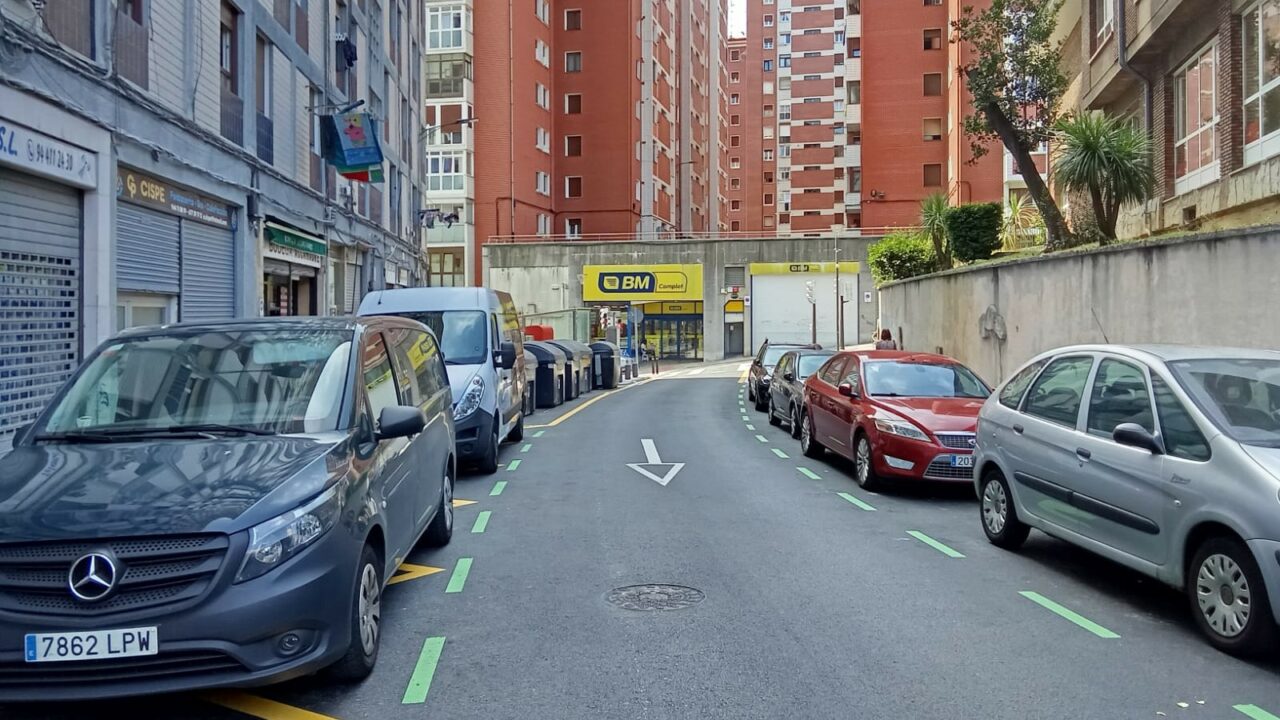 El Ayuntamiento de Bilbao finaliza las obras de la calle Pintor Anselmo Guinea