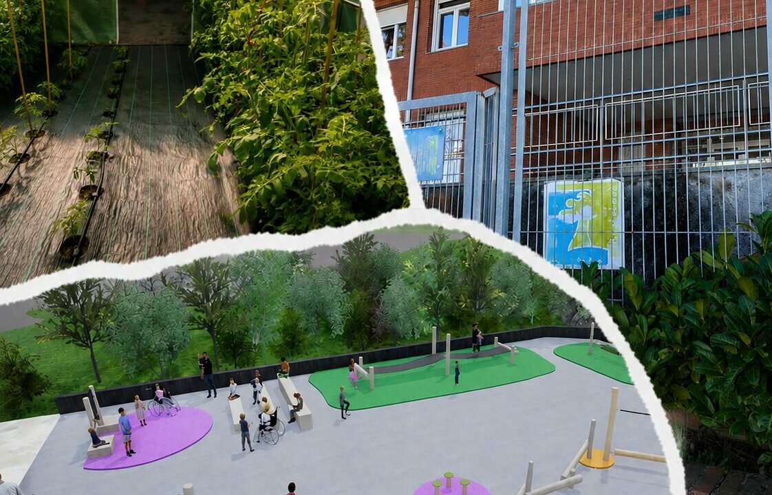 Gorliz renueva su escuela con 320.000 euros: energía renovable, nuevos juegos y una huerta educativa