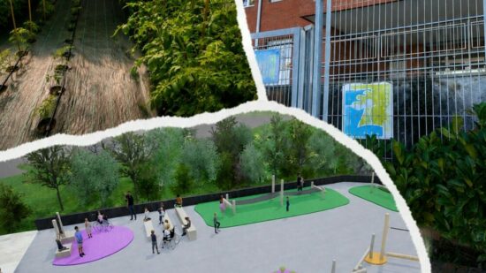 Gorliz renueva su escuela con 320.000 euros: energía renovable, nuevos juegos y una huerta educativa