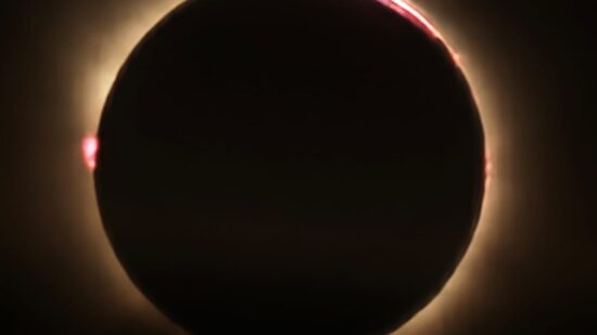 El eclipse en imágenes: revive el directo de Telebilbao