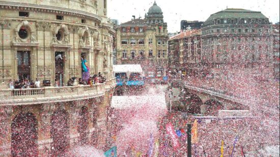 El tiempo se prepara para la Aste Nagusia de Bilbao: lluvia dos días y cielos cubiertos para el txupin