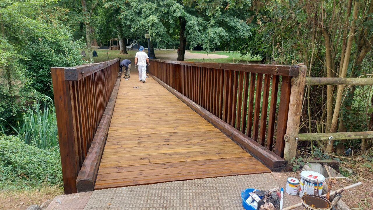 Mungia prepara la reapertura del puente de Torrebillela tras semanas cerrado por seguridad