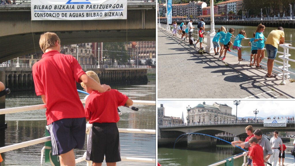 La Escuela de Pesca del Consorcio de Aguas de Bilbao se suma a Aste Nagusia