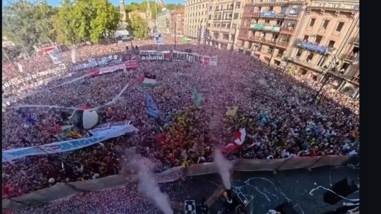 Las espectaculares imágenes del Txupin que arrasan en redes
