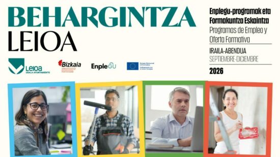 Leioa abre en septiembre nuevas formaciones para mejorar el empleo y fomentar el emprendimiento