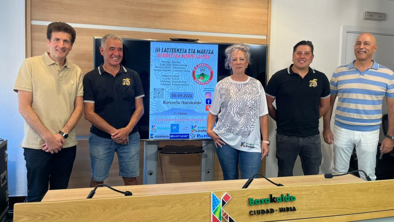 Barakaldo acoge este domingo la III edición de la carrera y marcha de montaña Arroletza Mendi Taldea