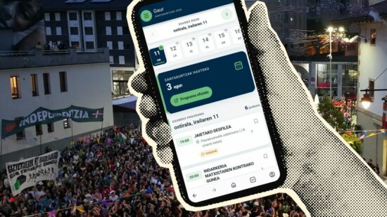 Galdakao estrena una app web para llevar todas las actividades de Santakurtzak en el móvil