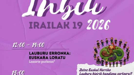 Igorre creará un lauburu vivo de 7 metros con 11.000 semillas para reivindicar el euskera