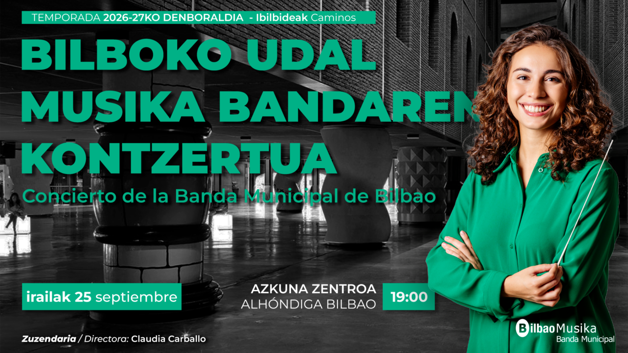 La Banda Municipal de Música de Bilbao regresa a Azkuna Zentroa con Arte variopinto