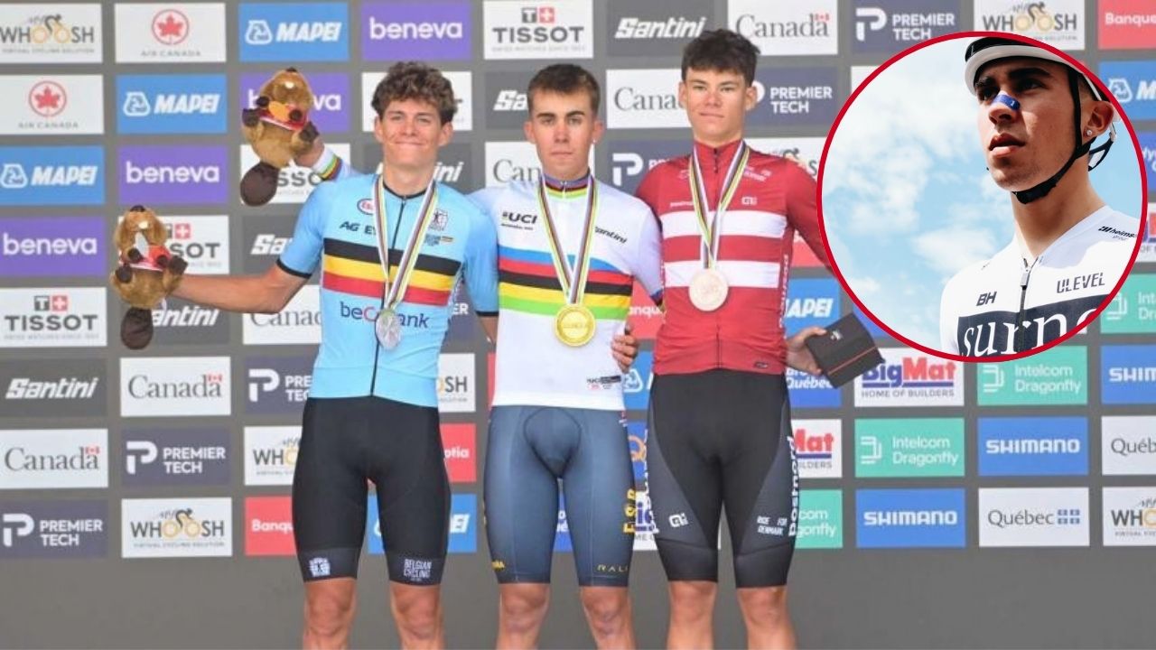 Benjamín Noval, un campeón del mundo «afinado» en el Surne Bilbao Cycling Team