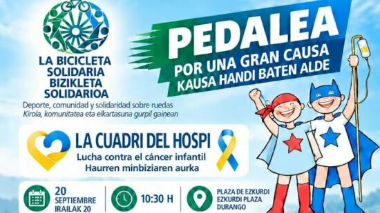 Durango pedalea este domingo contra el cáncer infantil gracias  a La Cuadri del Hospi