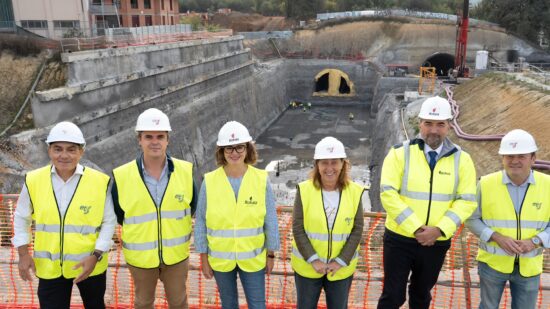 ETS ya ha excavado más del 60% del tramo de la futura Línea 5 de Metro Bilbao