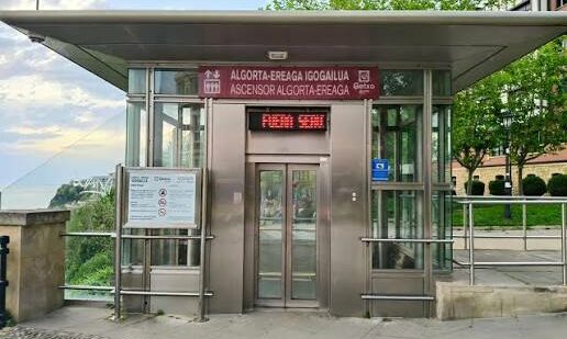 Aplazan las obras de modernización del ascensor de Ereaga por problemas sobrevenidos