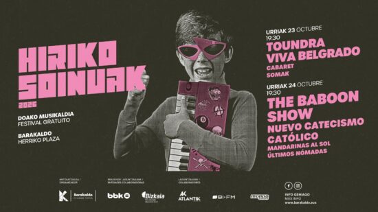 Hiriko Soinuak 2026 ya tiene ganadores y horarios para el festival gratuito en la Herriko Plaza
