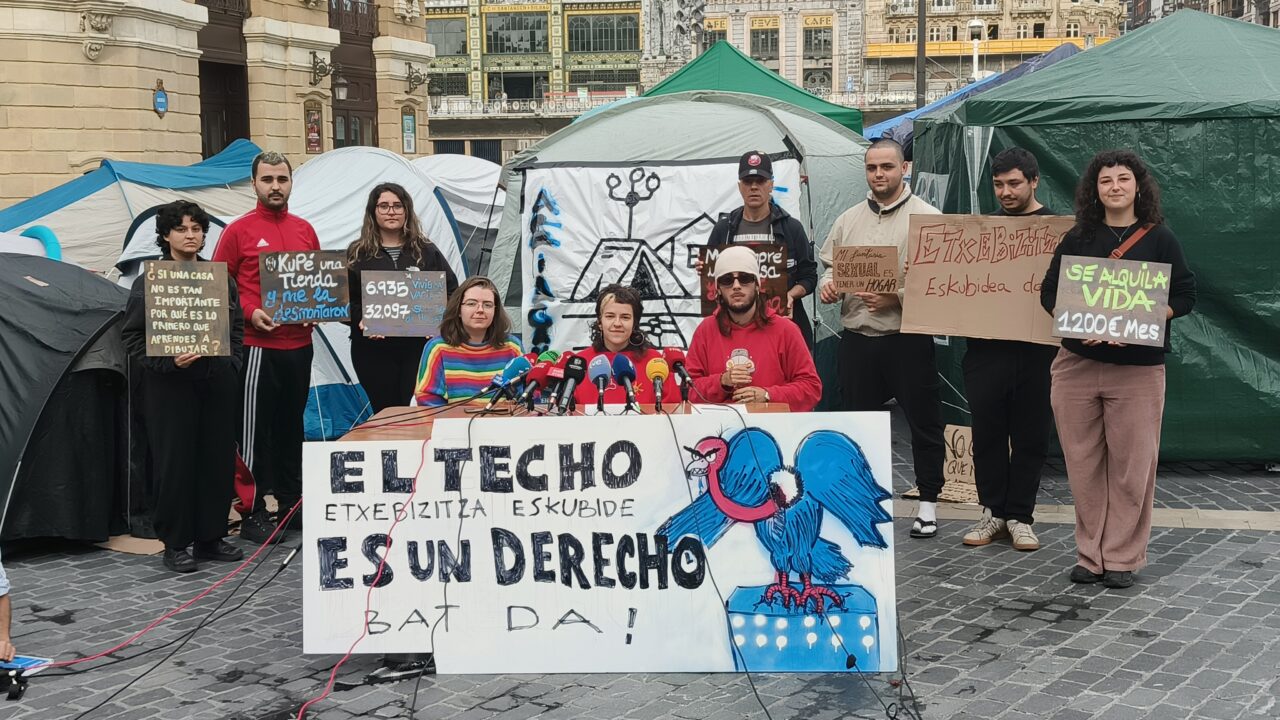 Convocadas dos manifestaciones en Bilbao para defender el derecho a la vivienda