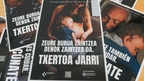 Euskadi inicia este lunes la campaña de vacunación contra la gripe y la COVID-19