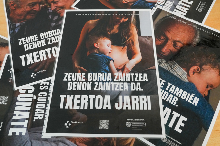 Euskadi inicia este lunes la campaña de vacunación contra la gripe y la COVID-19