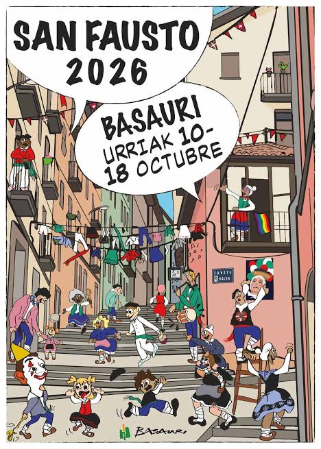 Fiestas de San Fausto en Basauri del 10 al 18 de octubre: programa completo