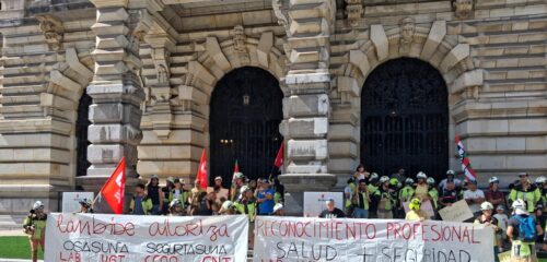 Tres protestas complicarán el tráfico hoy en Bilbao