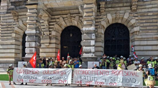 Tres protestas complicarán el tráfico hoy en Bilbao