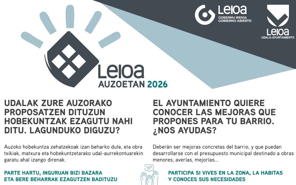Leioa vuelve a los barrios para decidir qué pequeñas mejoras necesitan