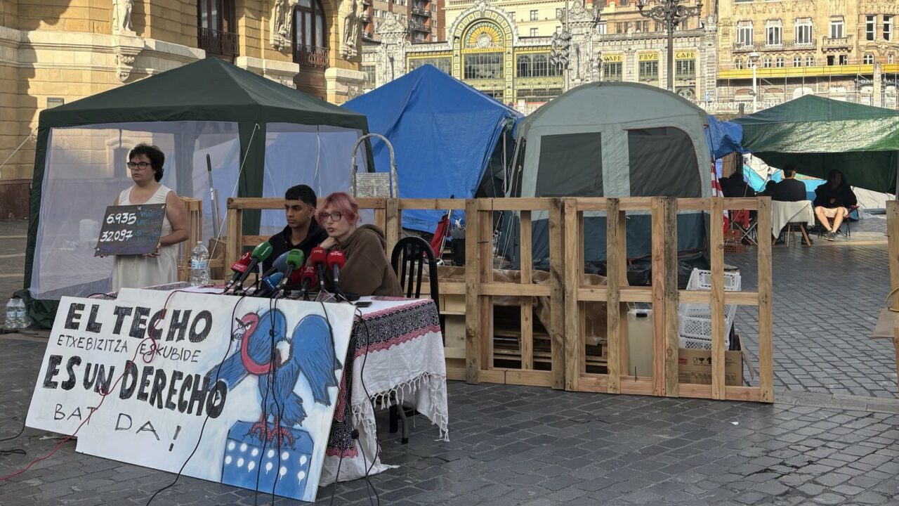 La Acampada por el Derecho a la Vivienda convoca una manifestación este viernes