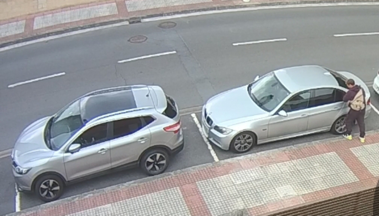 Estas son las imágenes de un intento de robo en Larrondo