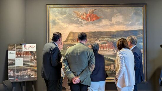El retrato de Bilbao con más de 300 años que recorrerá cuatro museos de la villa