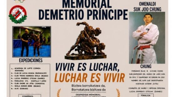 Sambo, lucha libre y grecorromana se dan cita en el Polideportivo Lasesarre de Barakaldo