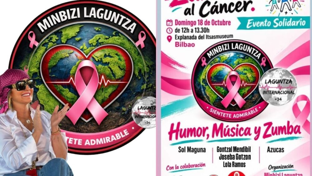 ‘Zúmbale al cáncer’: Bilbao se llena de vida, música y solidaridad para plantar cara a la enfermedad