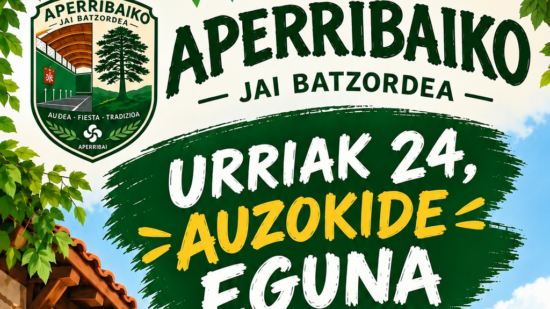 Aperribai celebrará por primera vez el Auzokide Eguna el próximo sábado 24 de octubre