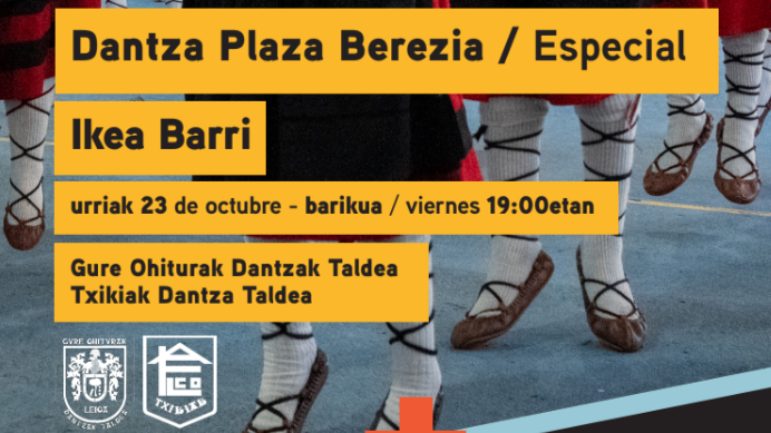 Leioa celebra su 500 aniversario con una jornada especial de euskal dantzak y actividades populares