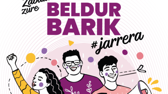 Beldur Barik lanza su concurso de vídeos contra la violencia machista dirigido a jóvenes de 10 a 20 años