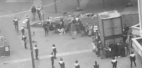 Cuatro detenidos por la policía nacional en la redada contra la venta ambulante en Bilbao