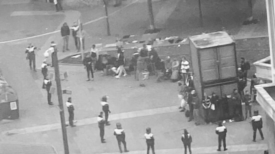 Cuatro detenidos por la policía nacional en la redada contra la venta ambulante en Bilbao